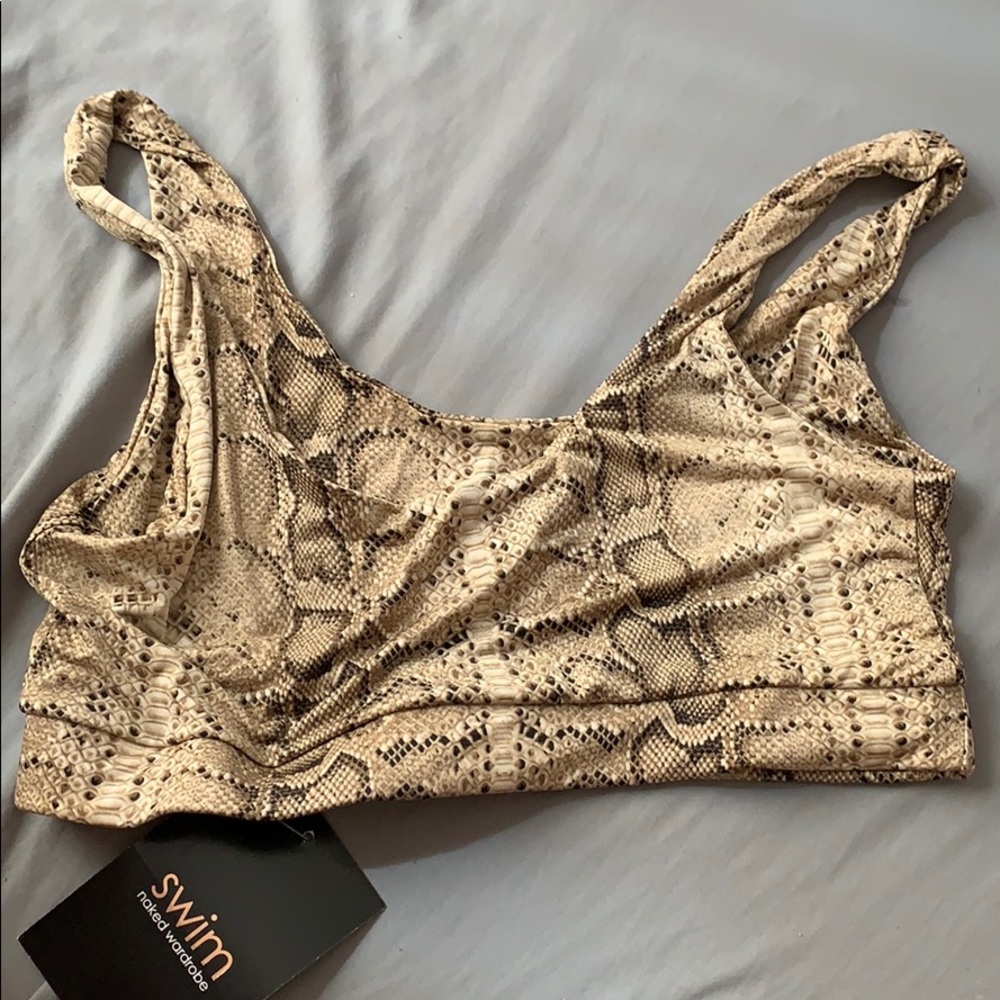 Naked Wardrobe Snake swim top